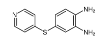 4-pyridin-4-ylsulfanylbenzene-1,2-diamine结构式