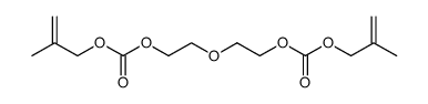 2,5,8-trioxa-nonanedioic acid dimethallyl ester结构式