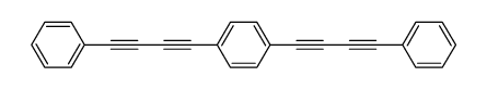 1,4-bis-phenylbutadiynyl-benzene Structure