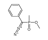 [diazo-[methoxy(methyl)phosphoryl]methyl]benzene Structure