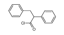 2,3-diphenylpropionyl chloride结构式