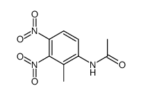 acetic acid-(2-methyl-3,4-dinitro-anilide) Structure