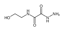 (2-hydroxy-ethyl)-oxalamic acid hydrazide结构式