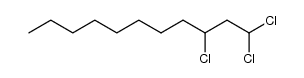 1,1,3-trichloro-undecane结构式