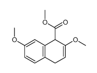 methyl 2,7-dimethoxy-1,4-dihydronaphthalene-1-carboxylate结构式