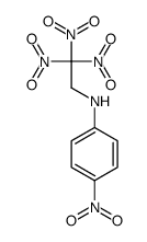 4-nitro-N-(2,2,2-trinitroethyl)aniline Structure