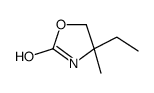 4-ethyl-4-methyl-1,3-oxazolidin-2-one结构式