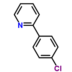 2-(4-氯苯基)吡啶结构式