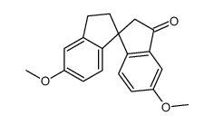 6,6'-dimethoxyspiro[1,2-dihydroindene-3,3'-2H-indene]-1'-one结构式