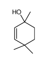 1,4,4-trimethylcyclohex-2-en-1-ol结构式