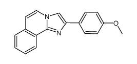 2-(4-methoxyphenyl)imidazo[2,1-a]isoquinoline Structure