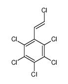 1,2,3,4,5-pentachloro-6-[(Z)-2-chloroethenyl]benzene Structure