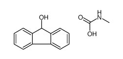 9H-fluoren-9-ol,methylcarbamic acid结构式