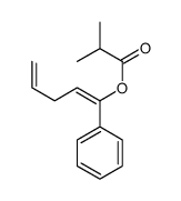 1-phenylpenta-1,4-dienyl 2-methylpropanoate结构式