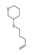 3-pent-4-enylsulfanylthiane Structure