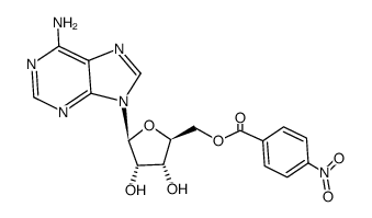 O5'-(4-nitro-benzoyl)-adenosine Structure