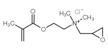 (2,3-epoxypropyl)[2-(methacryloyloxy)ethyl]dimethylammonium chloride结构式