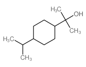 Cyclohexanemethanol,a,a-dimethyl-4-(1-methylethyl)- Structure