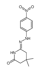 4,4-Dimethyl-6-[(4-nitro-phenyl)-hydrazono]-piperidin-2-one Structure