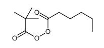 2,2-dimethylpropanoyl hexaneperoxoate Structure