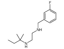 N-[(3-fluorophenyl)methyl]-N'-(2-methylbutan-2-yl)ethane-1,2-diamine结构式