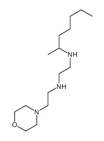 N'-heptan-2-yl-N-(2-morpholin-4-ylethyl)ethane-1,2-diamine结构式