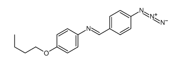 1-(4-azidophenyl)-N-(4-butoxyphenyl)methanimine Structure