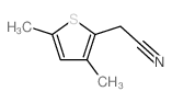 2-Thiopheneacetonitrile,3,5-dimethyl-结构式