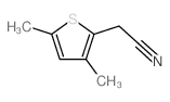 2-Thiopheneacetonitrile,3,5-dimethyl- structure