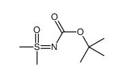 Sulfoximine, N-[(1,1-dimethylethoxy)carbonyl]-S,S-dimethyl- (9CI)结构式