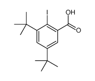 3,5-ditert-butyl-2-iodobenzoic acid Structure