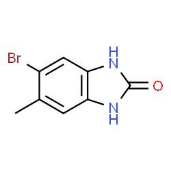 5-溴-6-甲基-1,3-二氢-2H-苯并[d]咪唑-2-酮结构式
