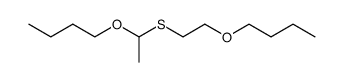 (1-butoxy-ethyl)-(2-butoxy-ethyl)-sulfide结构式