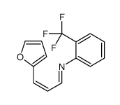3-(furan-2-yl)-N-[2-(trifluoromethyl)phenyl]prop-2-en-1-imine结构式