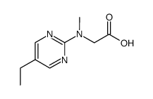 Glycine, N-(5-ethyl-2-pyrimidinyl)-N-methyl- (9CI) structure