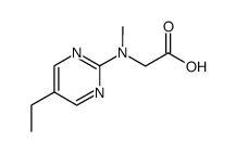 Glycine, N-(5-ethyl-2-pyrimidinyl)-N-methyl- (9CI)结构式