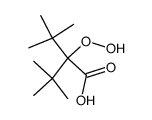 2-tert-Butyl-3,3-dimethyl-2-hydroperoxy-buttersaeure Structure