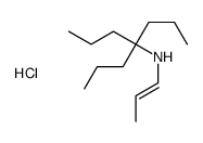 [(E)-prop-1-enyl]-(4-propylheptan-4-yl)azanium,chloride Structure