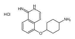 5-(4-aminocyclohexyl)oxyisoquinolin-1-amine,hydrochloride结构式