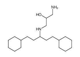 1-(1,5-dicyclohexyl-3-pentyl)-3-hydroxy-1,5-diazapentane Structure