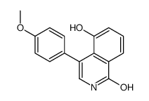 5-hydroxy-4-(4-methoxyphenyl)-2H-isoquinolin-1-one结构式