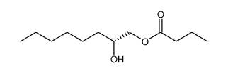 (-)-(R)-2-octyl butyrate Structure