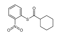 S-(2-nitrophenyl) cyclohexanecarbothioate结构式