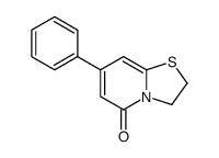 7-phenyl-2,3-dihydro-[1,3]thiazolo[3,2-a]pyridin-5-one结构式