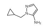 2-CYCLOPROPYLMETHYL-2H-PYRAZOL-3-YLAMINE Structure