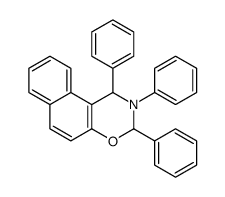 1,2,3-triphenyl-1,3-dihydrobenzo[f][1,3]benzoxazine Structure