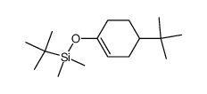 tert-butyl(4-tert-butylcyclohex-1-enyloxy)dimethylsilane Structure