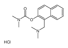 [2-(dimethylcarbamoyloxy)naphthalen-1-yl]methyl-dimethylazanium,chloride Structure