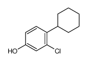 3-chloro-4-cyclohexylphenol结构式