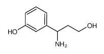 3-(3-HYDROXYPHENYL)-DL-BETA-ALANINOL structure